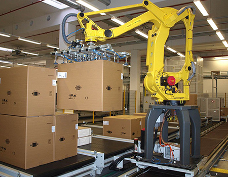 凡誠機器人集成應用:碼垛